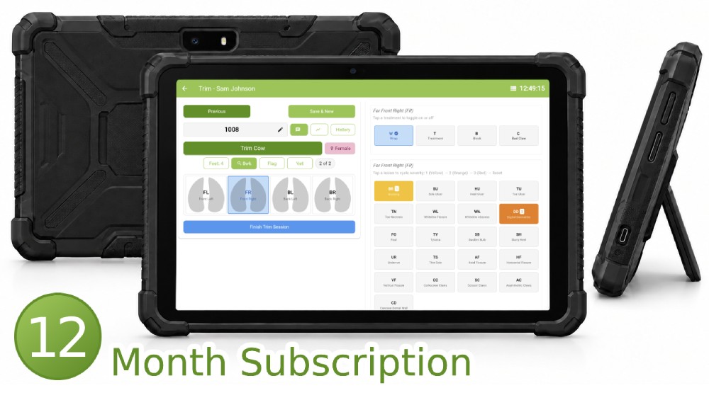 10" Android Tablet + 12 Month Subscription