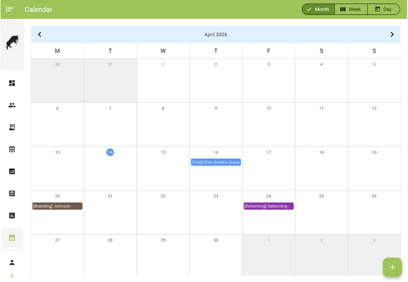 Hooftec App Calendar