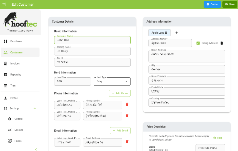 Hooftec Responsive App